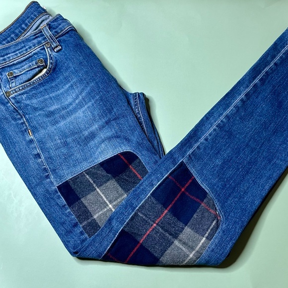 EUC Rag & Bone Dre Low Rise Patchwork Jeans - Picture 8 of 17